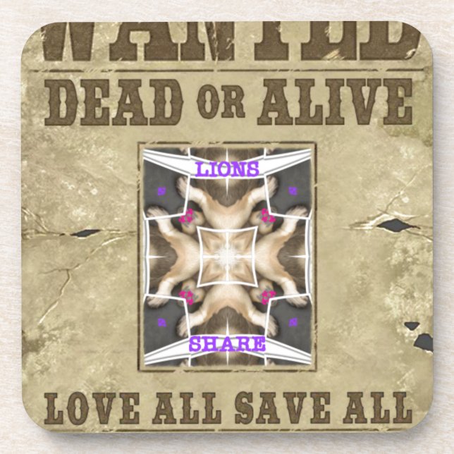 Dessous-de-verre Paix Recherchée (Devant)