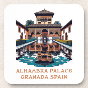 Dessous-de-verre Palais de l'Alhambra Grenade Espagne