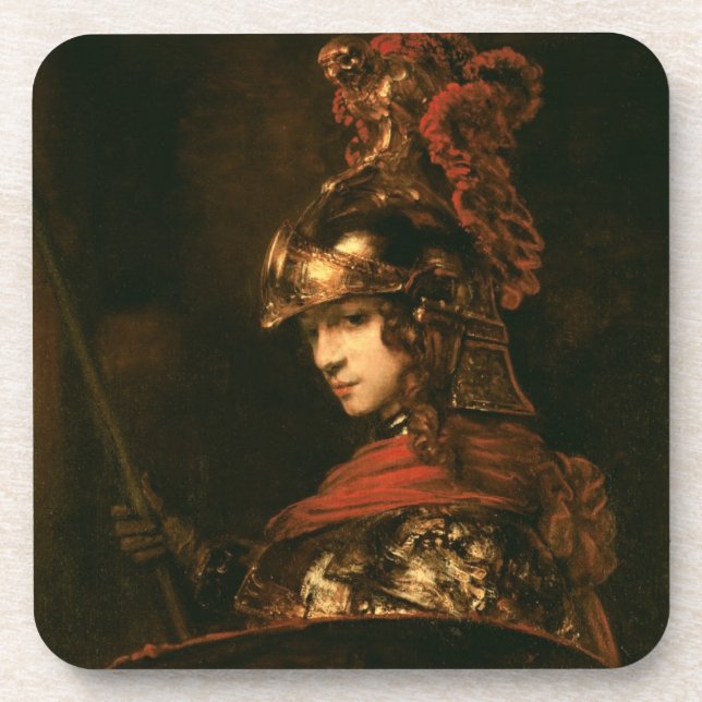 Dessous-de-verre Pallas Athéna ou, figure blindée, 1664-65 (Devant)