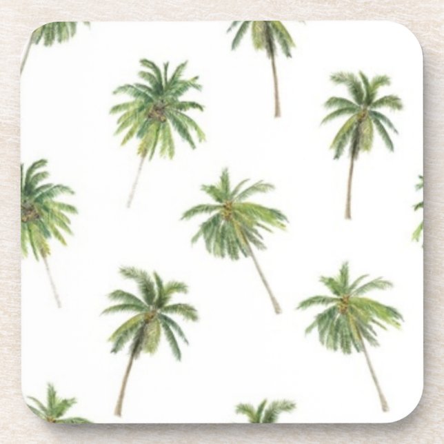 Dessous-de-verre Palm tree pattern (Devant)