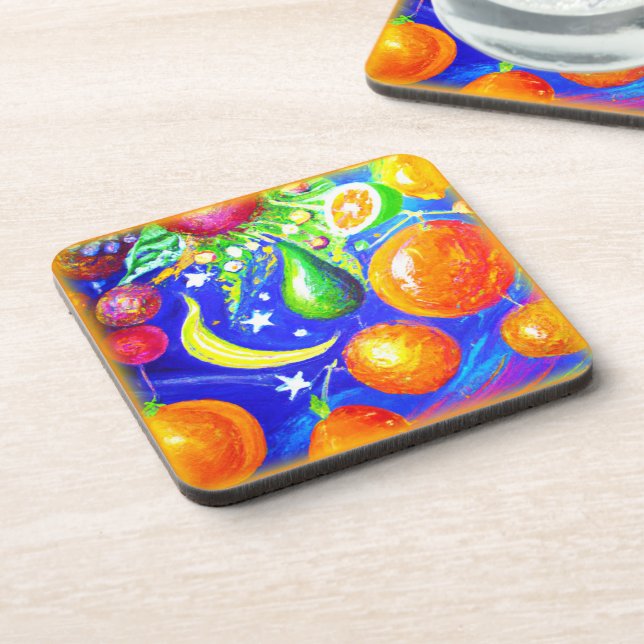 Dessous-de-verre Panier de fruits Starlit. Commandez dès maintenant (Côté gauche)