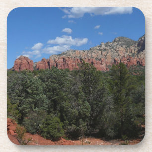 Dessous-de-verre Panorama des rochers rouges à Sedona Arizona