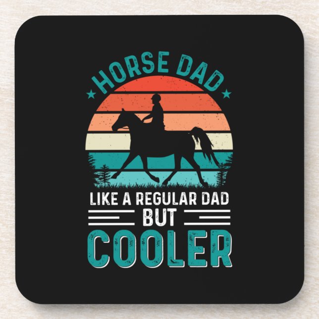 Dessous-de-verre Papa du cheval (Devant)