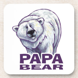 Dessous-de-verre Papa Polar Bear