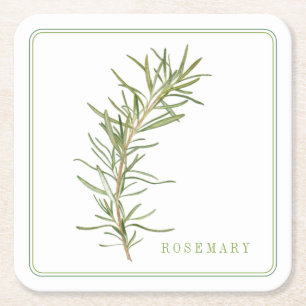 DESSOUS DE VERRE papier Carré ROSEMAIRE FRAIS (+te