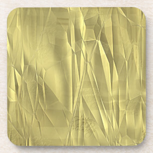 Dessous-de-verre Papier d'emballage chiffonné de Noël de feuille