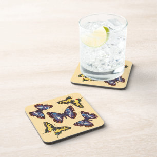 Dessous-de-verre Papillon Antique