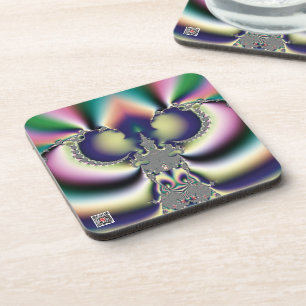 Dessous-de-verre Papillon arc-en-ciel