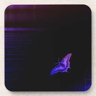 Dessous-de-verre Papillon mauve