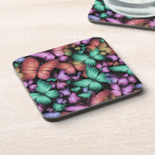 Dessous-de-verre Papillons Colorés Imprimés