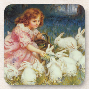 Dessous-de-verre Pâques Animaux Mignons Vintage