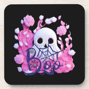 Dessous-de-verre paquet de fantôme mignon Halloween boo