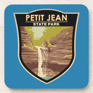 Dessous-de-verre Parc d'état de Petit Jean Arkansas Vintage