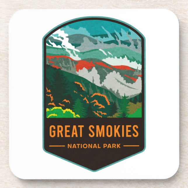 Dessous-de-verre Parc national des Great Smoky Mountains (Devant)