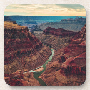 Dessous-de-verre Parc national du Grand Canyon Arizona, Colorado Ri