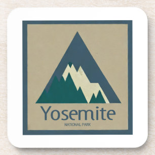 Dessous-de-verre Parc national Yosemite Rustique