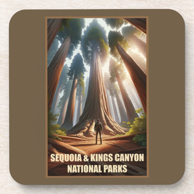 Dessous-de-verre Parcs nationaux du canyon de Sequoia & Kings (Devant)