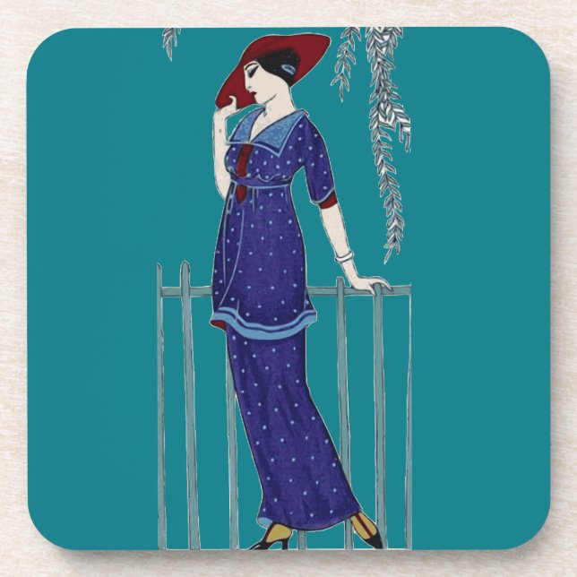 Dessous-de-verre Paris fashion 1920 (Devant)