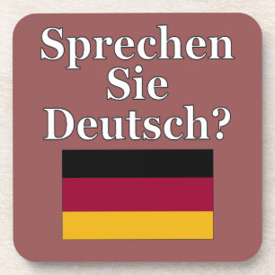 Dessous-de-verre Parles-tu allemand ? en allemand. Fanion
