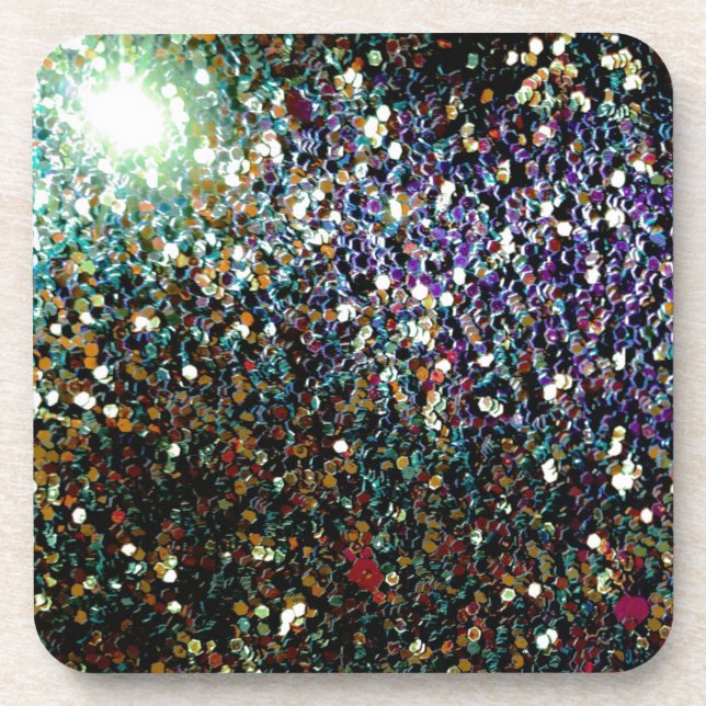 Dessous-de-verre Parties scintillant comète et étoiles (Devant)