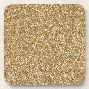 Dessous-de-verre Parties scintillant Gold Sparkle