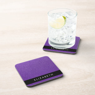 Dessous-de-verre Parties scintillant violette, Arrière - plan Parti