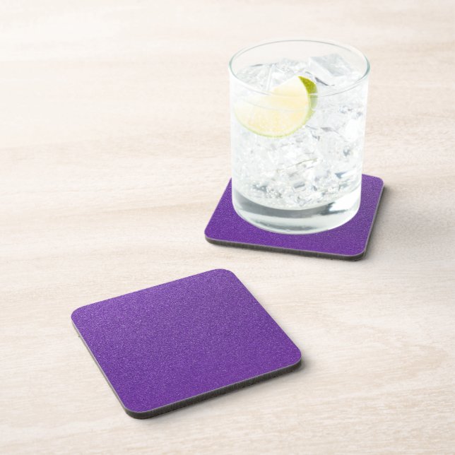 Dessous-de-verre Parties scintillant violette, Étincelle, Arrière - (Côté Droit)