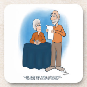 Dessous-de-verre Passeport de boisson pour carte de rein