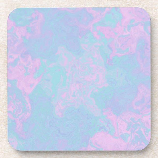 Dessous-de-verre Pastel marbré (Devant)