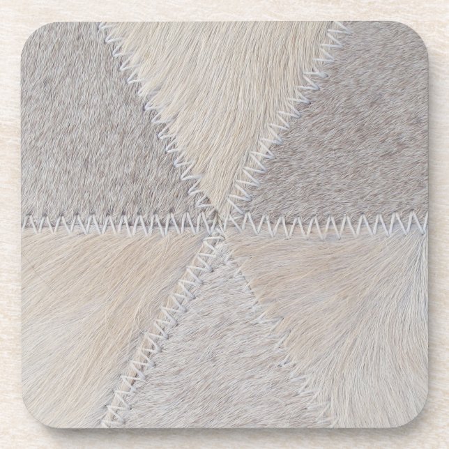 Dessous-de-verre Patchwork de peau de vache (Devant)