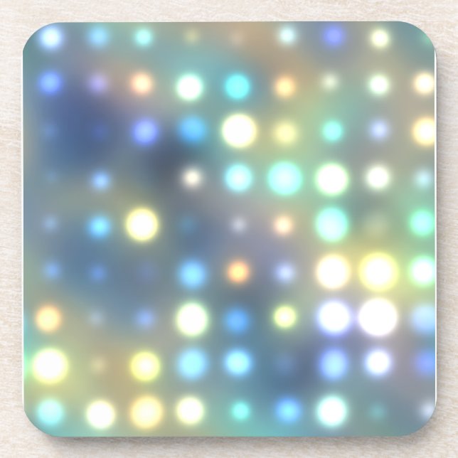 Dessous-de-verre Patel Neon Lights Abstrait (Devant)