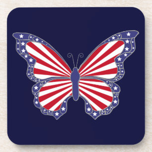 Dessous de verre Patriotique Rouge Blanc Et Bleu P