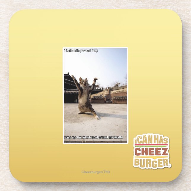 Dessous-de-verre Pattes de shaolin de l'iz I de fureur (Devant)