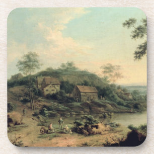 Dessous-de-verre Paysage, 1758