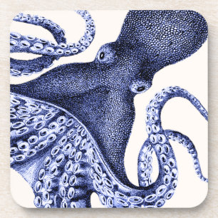 Dessous-de-verre Paysage Bleu Octopus