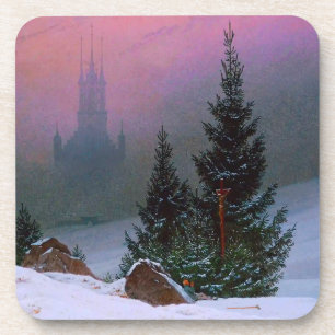 Dessous-de-verre Paysage d'hiver Caspar David Friedrich