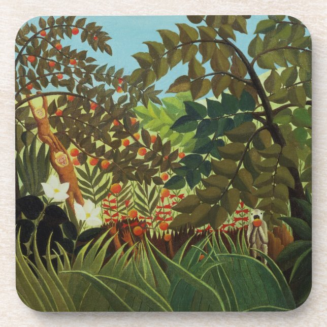 Dessous-de-verre Paysage exotique (Devant)