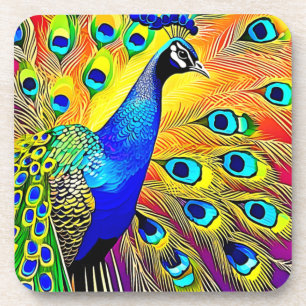 Dessous-de-verre Peacock