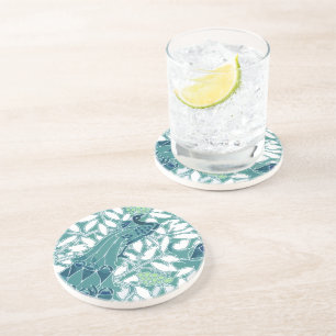 Dessous de verre Peacock vintages