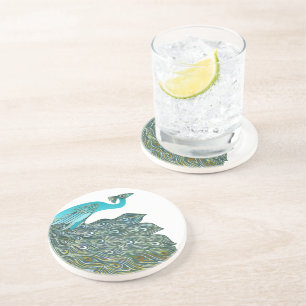 Dessous de verre Peacock vintages