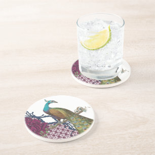 Dessous de verre Peacock vintages