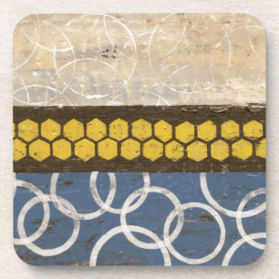 Dessous-de-verre Peigne de miel Abstrait I
