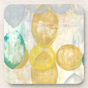 Dessous-de-verre Peinture Abstraite moderne sur papier journal