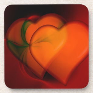 Dessous-de-verre Peinture cardiaque