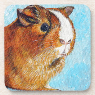 Dessous-de-verre Peinture de porc de Guinée