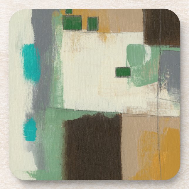 Dessous-de-verre Peinture expressionniste avec pointes de brosse lo (Devant)