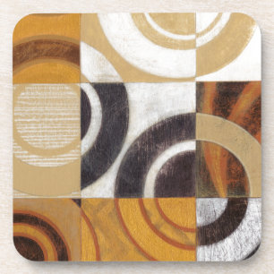 Dessous-de-verre Peinture moderne avec Motifs circulaires