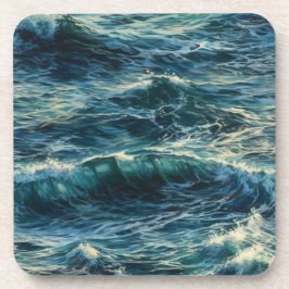 Dessous-de-verre Peinture Sea Surgers Peinture Beverage Coaster