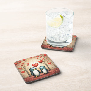 Dessous-de-verre Penguin Love 3