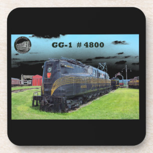 Dessous-de-verre Pennsylvania Railroad Locomotive GG-1 #4800